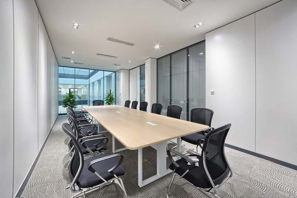 meeting room in a new office