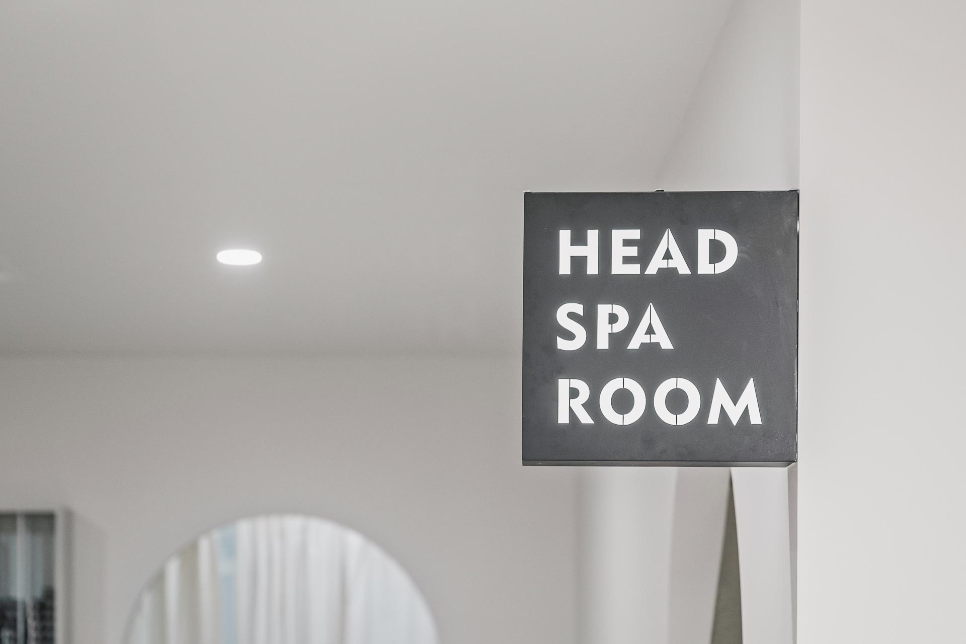 hair salon fitout with signage in Perth