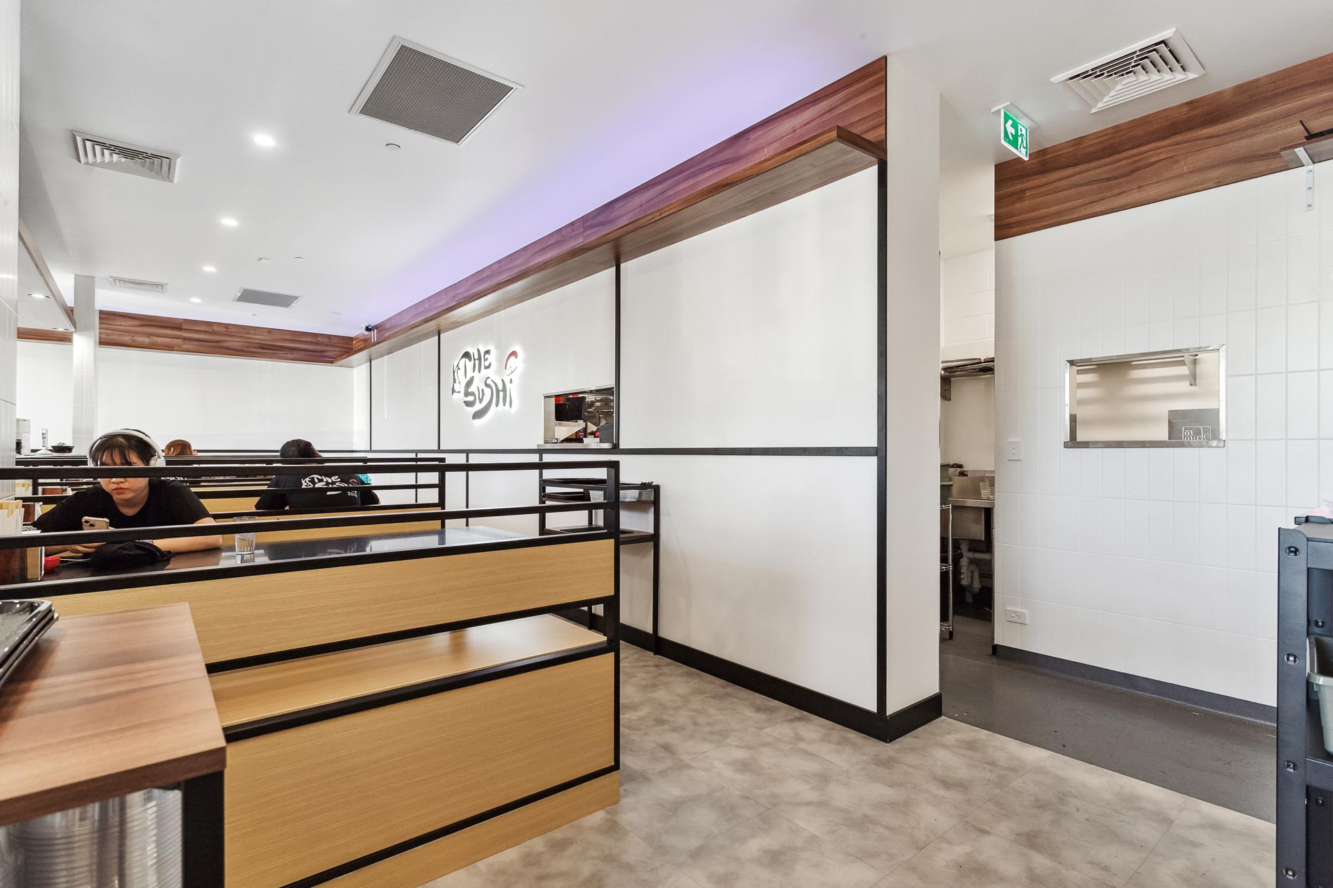 The Sushi restaurant dining area in Thornlie.