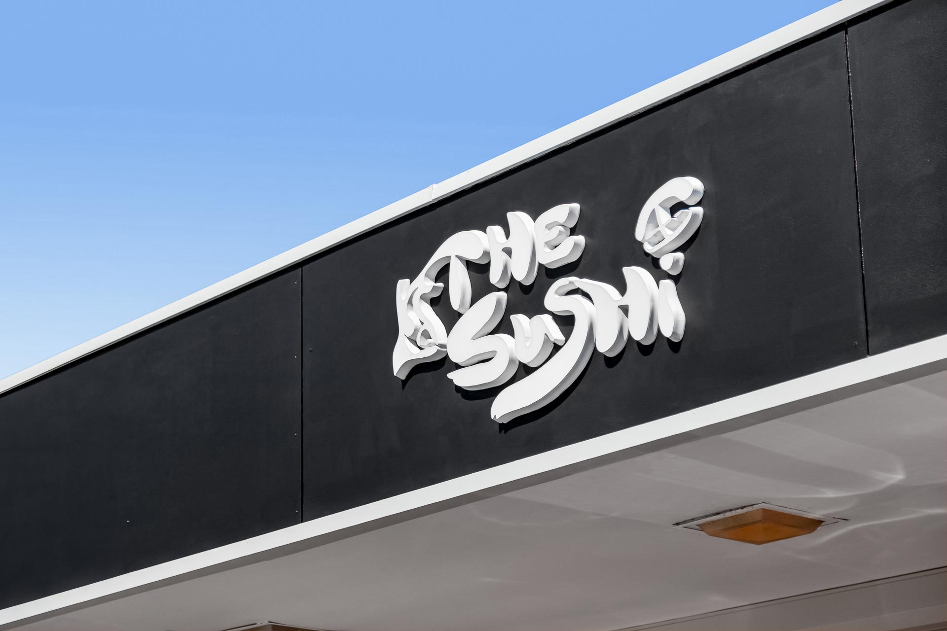 The Sushi building signage