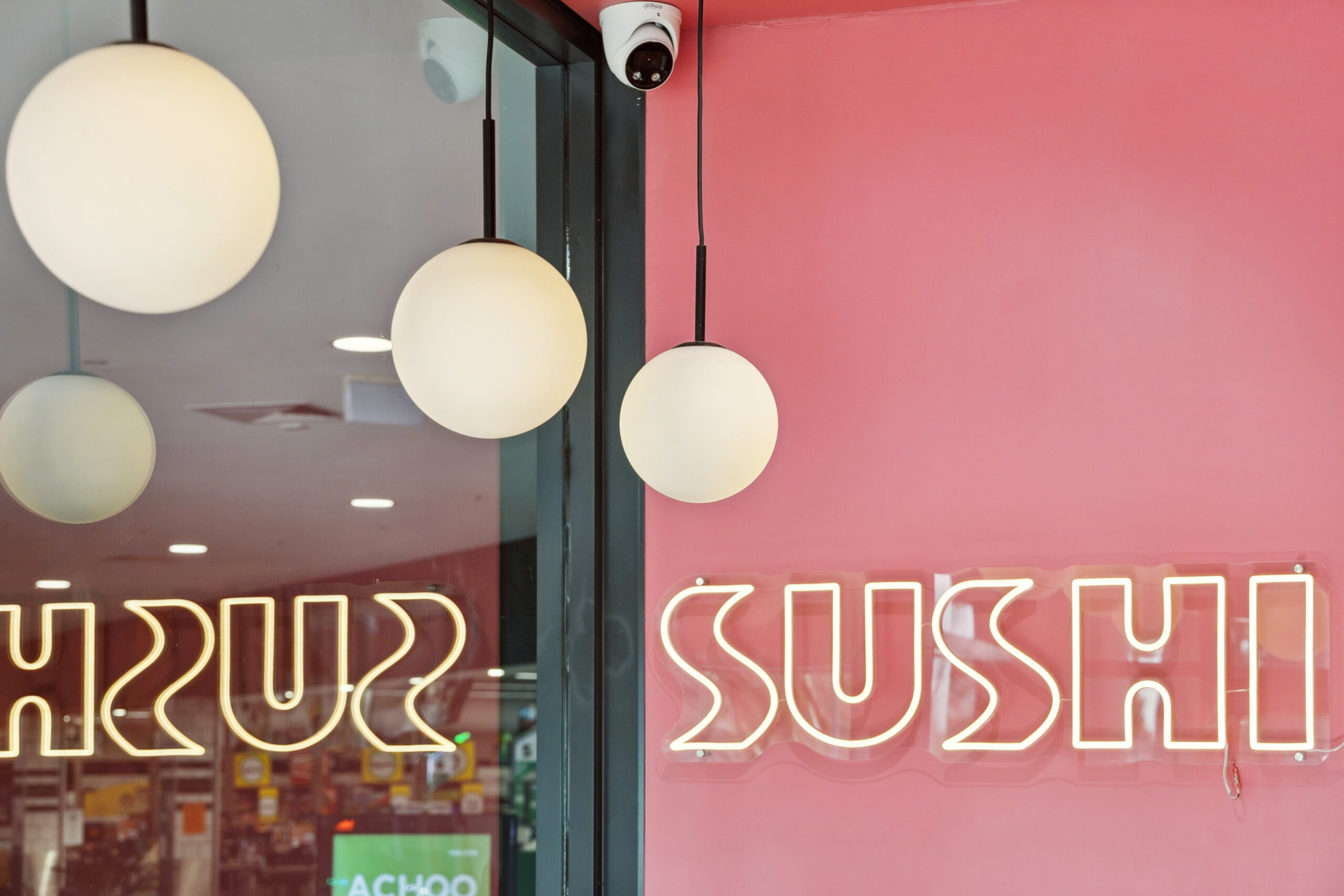 Door to a sushi restaurant in Noranda, Perth