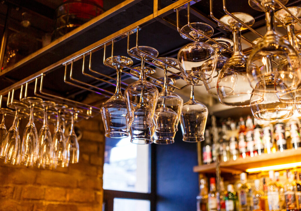 Effective ways to maximise space and functionality of your bar - overhead storage options